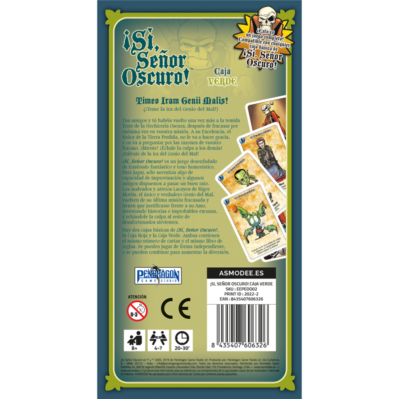 ¡Sí, Señor Oscuro! Caja Verde