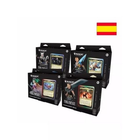 [PREVENTA] MTG FINAL FANTASY COMMANDER DECK (4) INGLES CASTELLANO