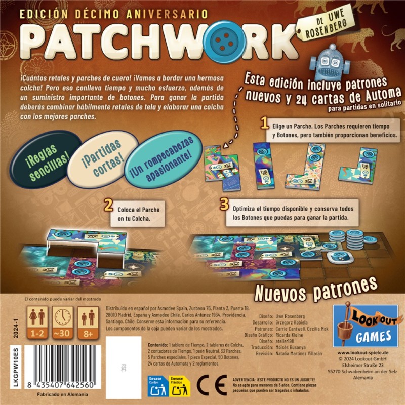 Patchwork Décimo Aniversario